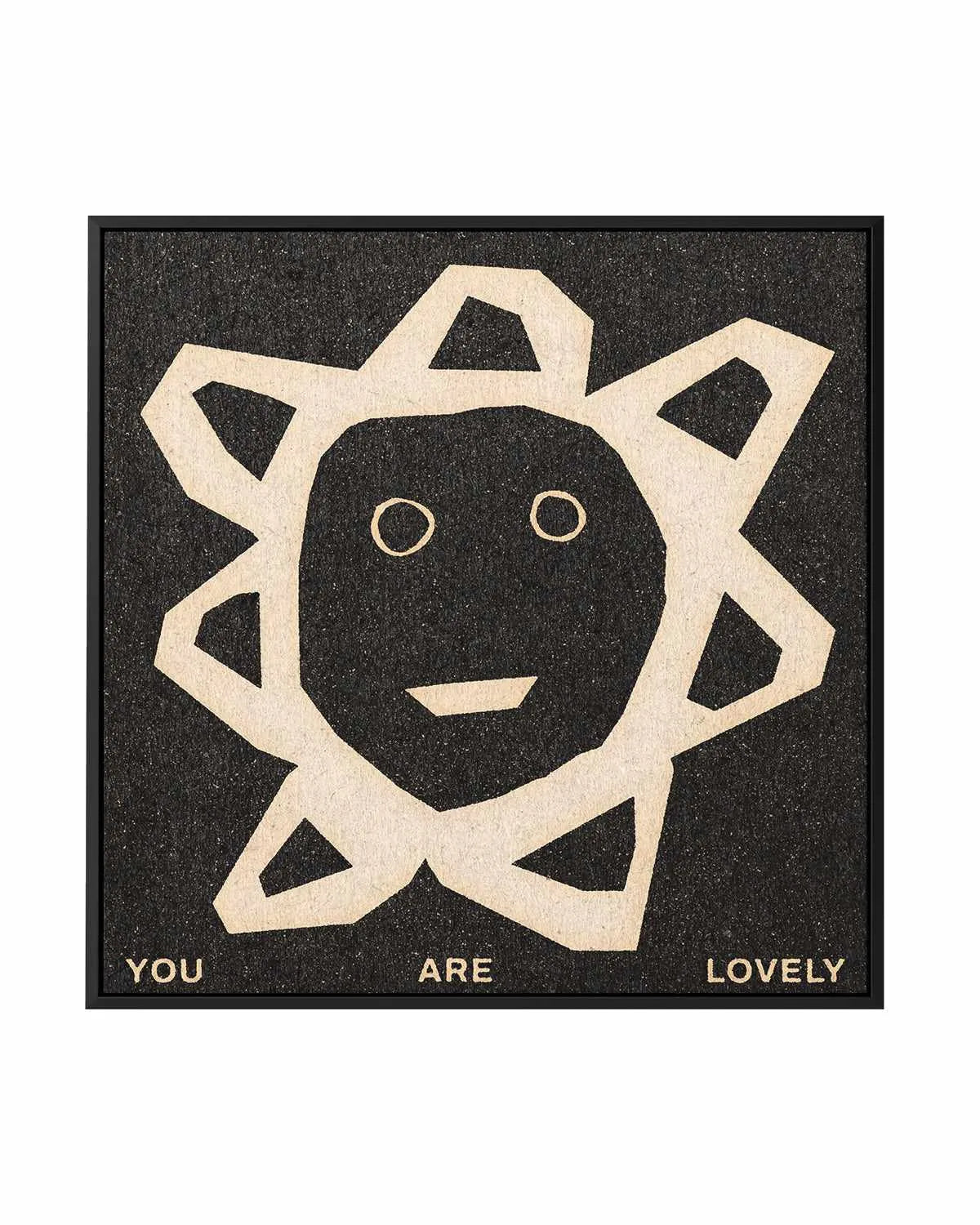 You Are Lovely by David Schmitt | Framed Canvas Art Print from Olive et Oriel where you can shop wallpaper and artworks online