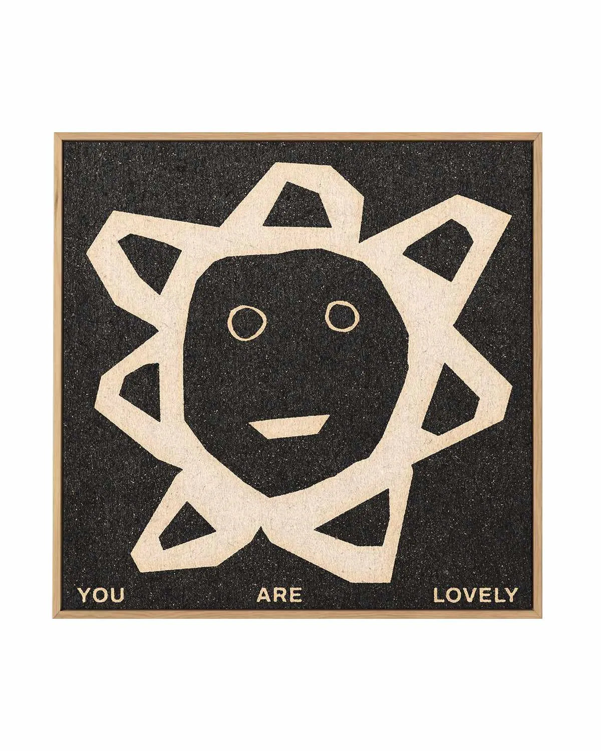 You Are Lovely by David Schmitt | Framed Canvas Art Print from Olive et Oriel where you can shop wallpaper and artworks online
