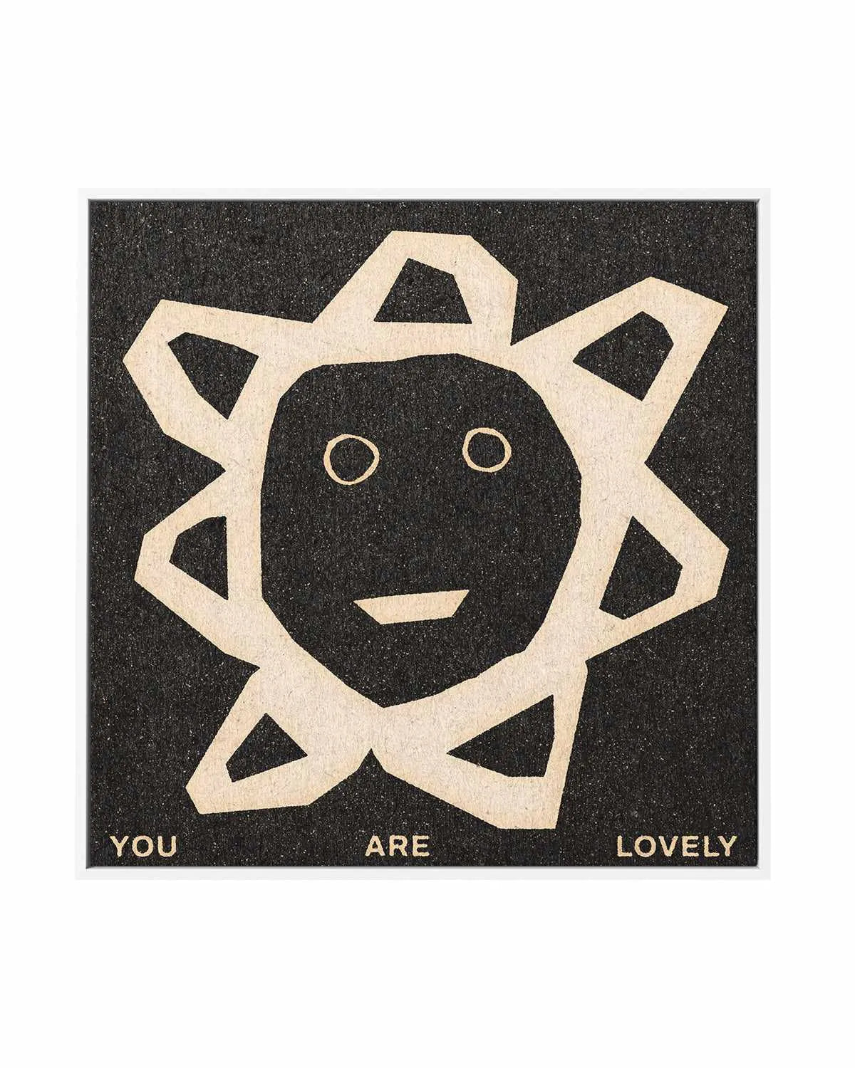 You Are Lovely by David Schmitt | Framed Canvas Art Print from Olive et Oriel where you can shop wallpaper and artworks online