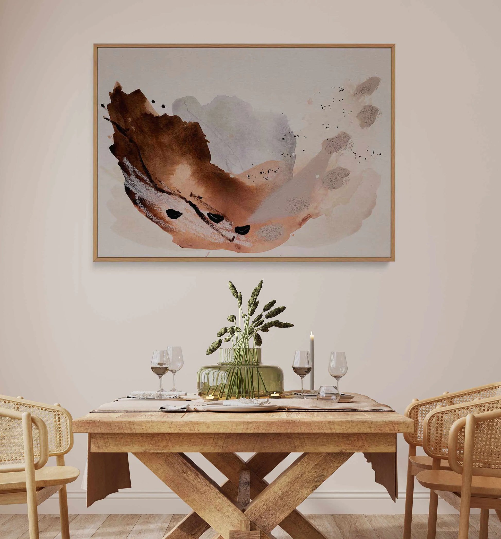 You & I by Katharina Daneke | Framed Canvas Art Print from Olive et Oriel where you can shop wallpaper and artworks online