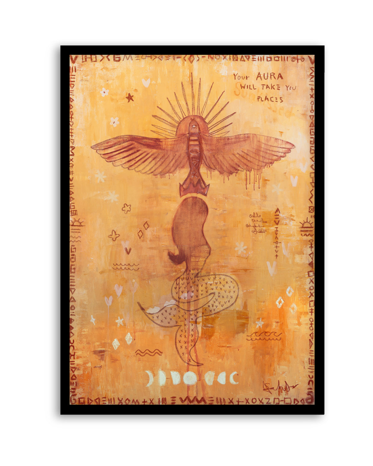 Your Aura Will Take you Places by Jackie Green | Art Print