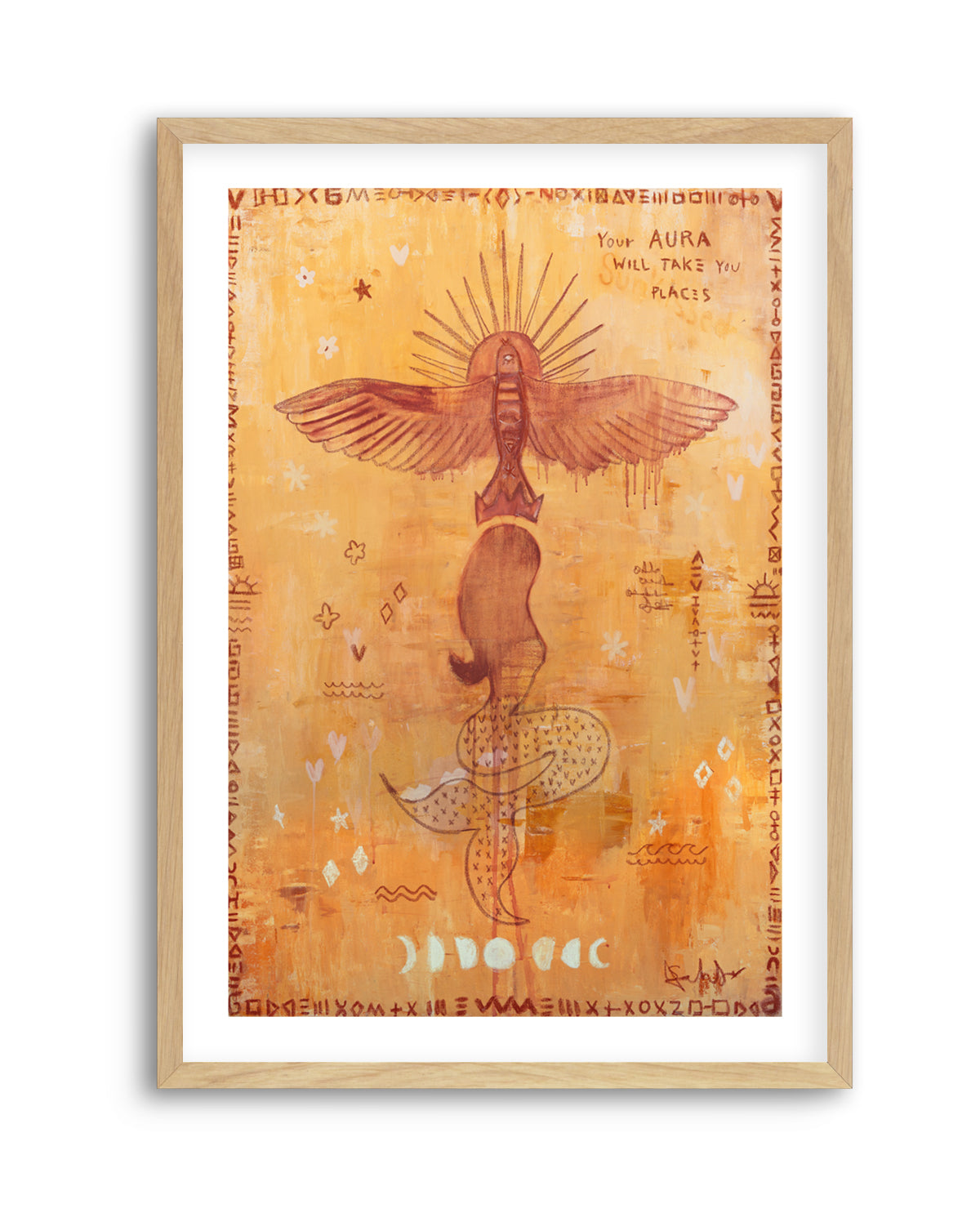 Your Aura Will Take you Places by Jackie Green | Art Print