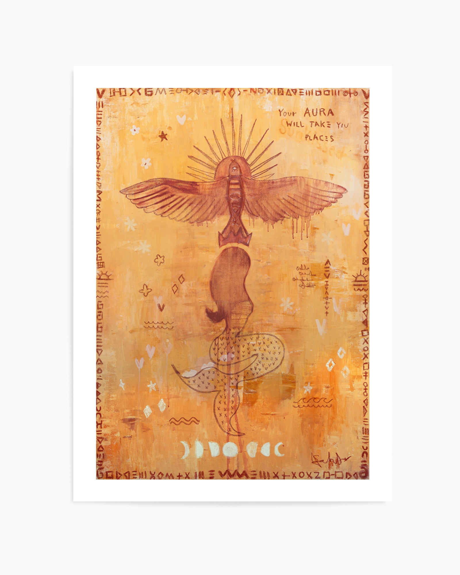 Your Aura Will Take you Places by Jackie Green | Art Print
