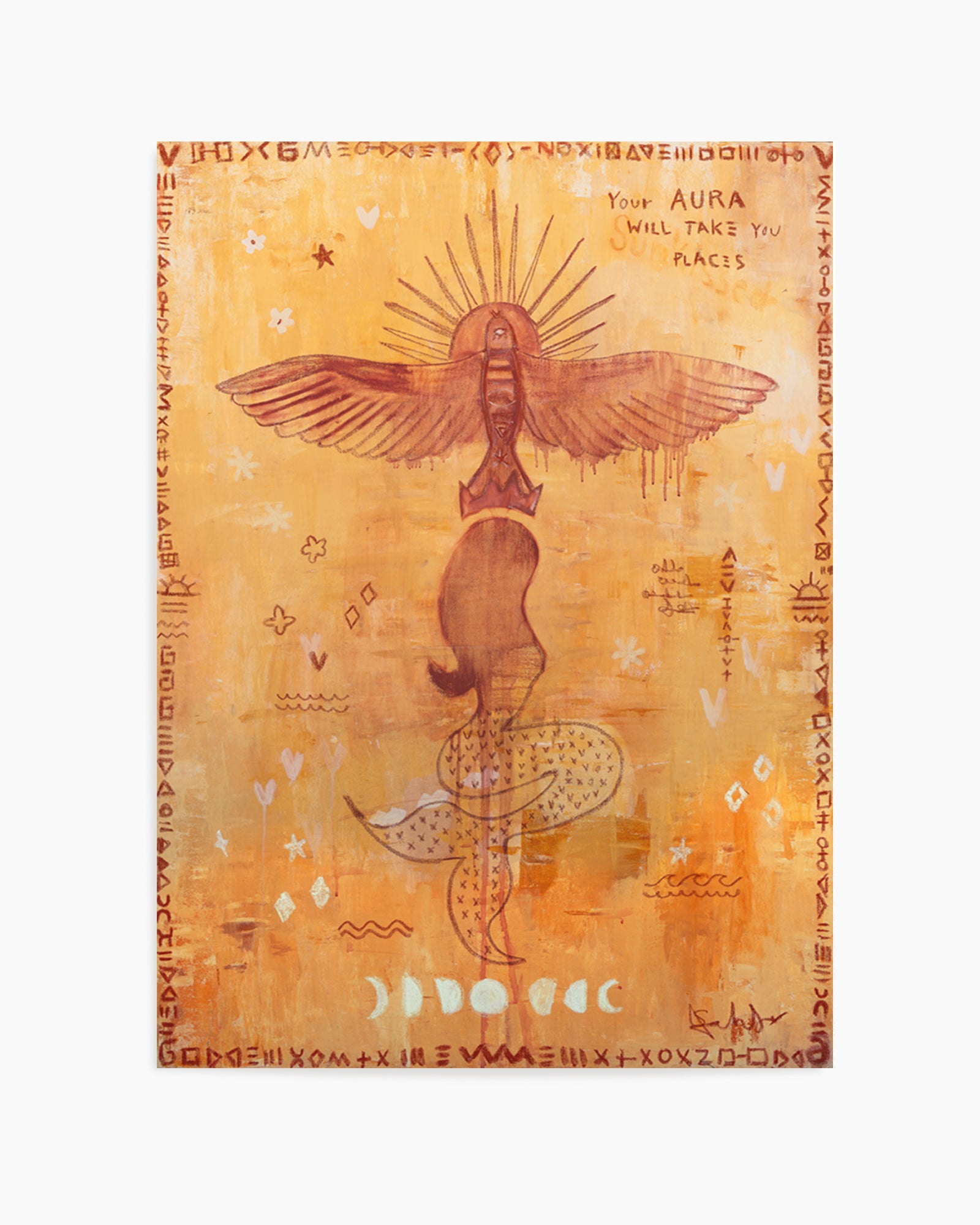 Your Aura Will Take you Places by Jackie Green | Art Print