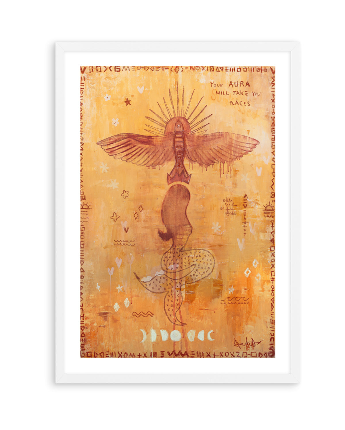 Your Aura Will Take you Places by Jackie Green | Art Print