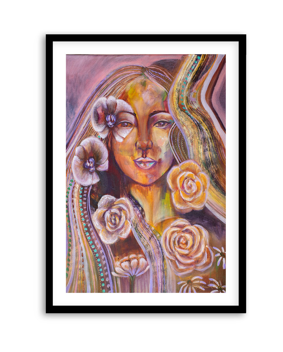 Your Beauty Within by Amanda Skye | Art Print from Olive et Oriel where you can shop wallpaper and artworks online