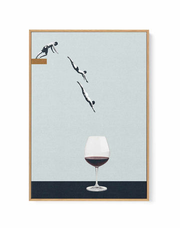 Your Best Friends Forget You Get Old By Maarten Leon !! | Framed Canvas Art Print from Olive et Oriel where you can shop wallpaper and artworks online