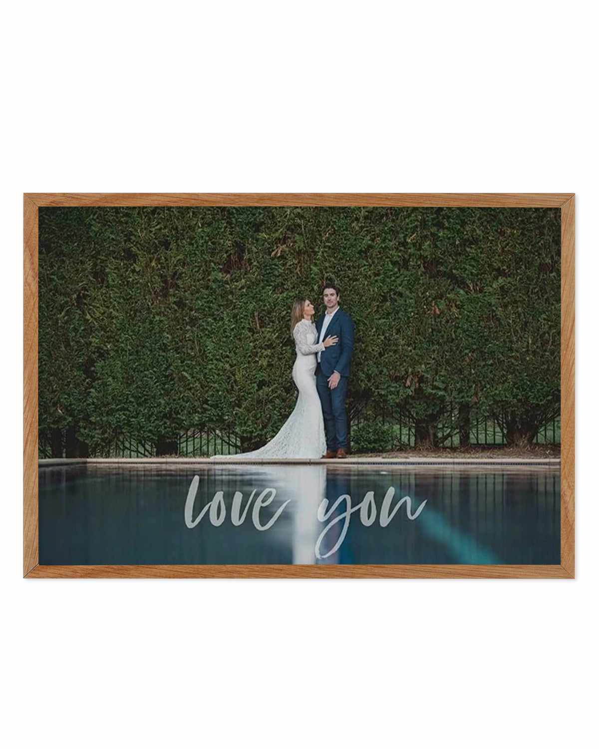 Your Photo & Text  Art Print