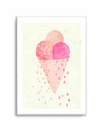Yummy Ice By Treechild | Art Print