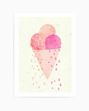 Yummy Ice By Treechild | Art Print from Olive et Oriel where you can shop wallpaper and artworks online