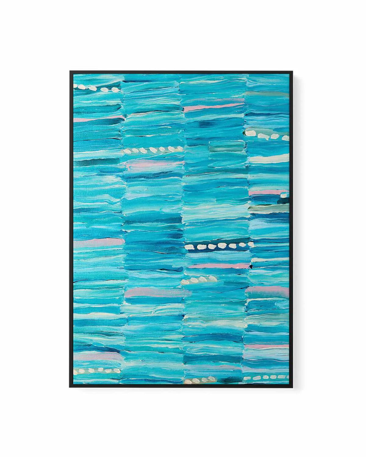 Yuuruu I PT by Bri Chelman | Framed Canvas Art Print from Olive et Oriel where you can shop wallpaper and artworks online