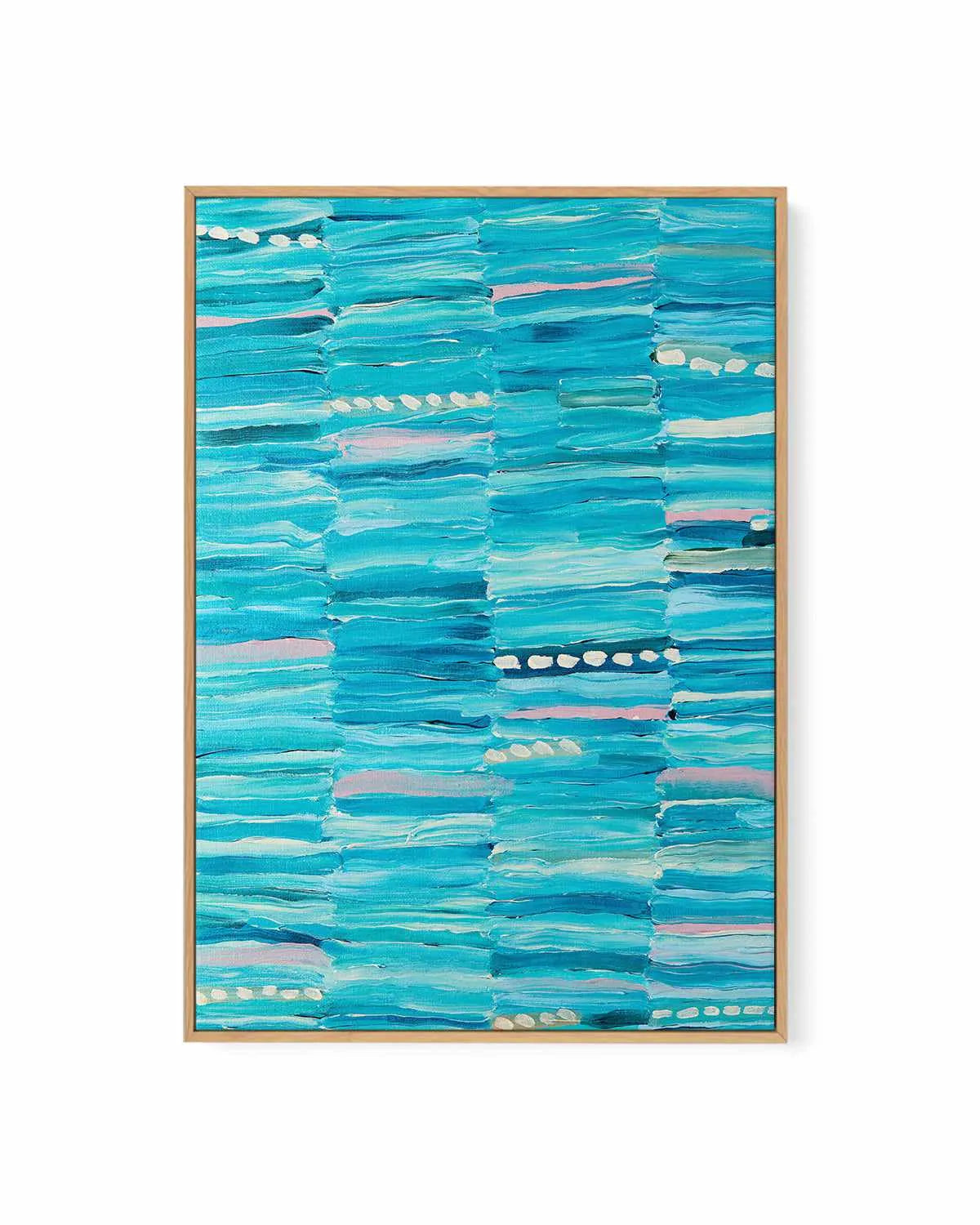 Yuuruu I PT by Bri Chelman | Framed Canvas Art Print from Olive et Oriel where you can shop wallpaper and artworks online