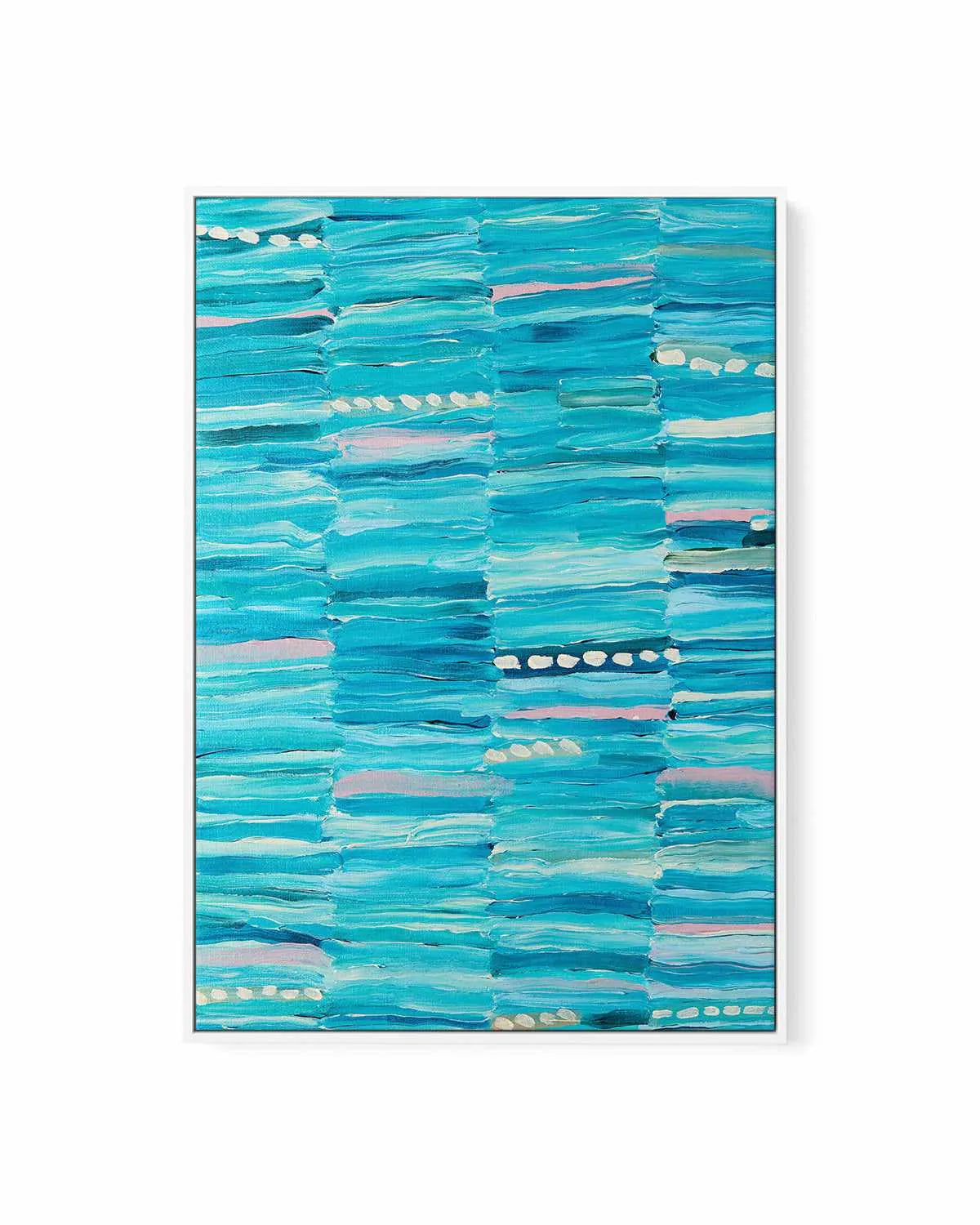 Yuuruu I PT by Bri Chelman | Framed Canvas Art Print from Olive et Oriel where you can shop wallpaper and artworks online