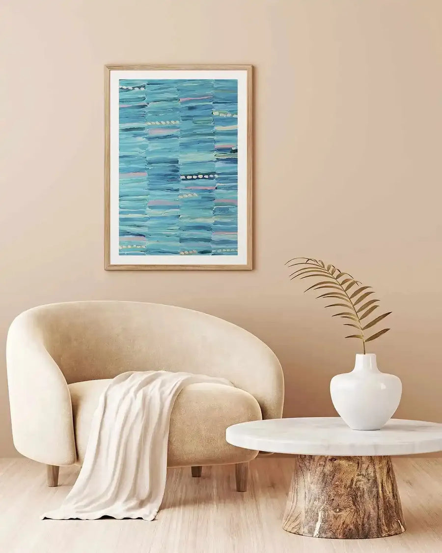 Yuuruu I PT by Bri Chelman | Art Print from Olive et Oriel where you can shop wallpaper and artworks online