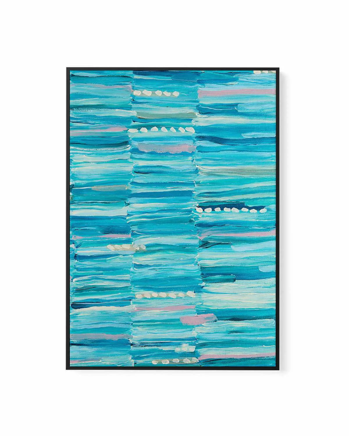 Yuuruu II PT by Bri Chelman | Framed Canvas Art Print from Olive et Oriel where you can shop wallpaper and artworks online
