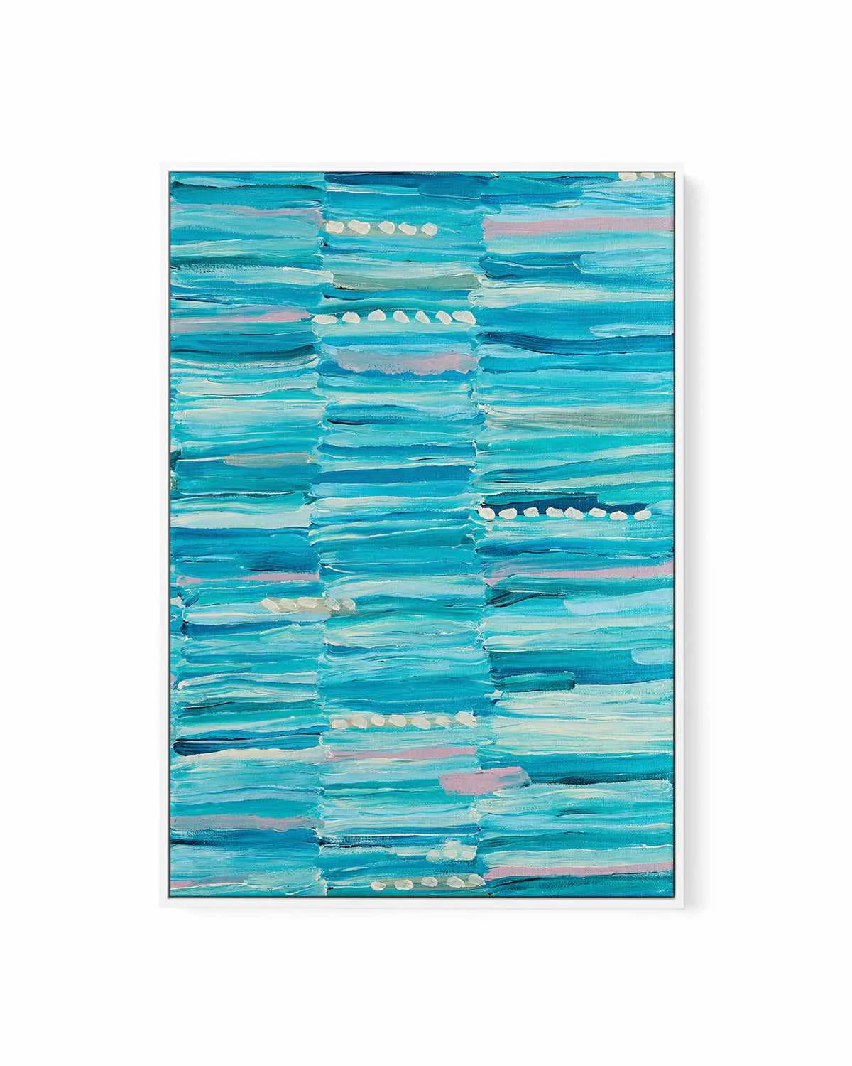 Yuuruu II PT by Bri Chelman | Framed Canvas Art Print from Olive et Oriel where you can shop wallpaper and artworks online