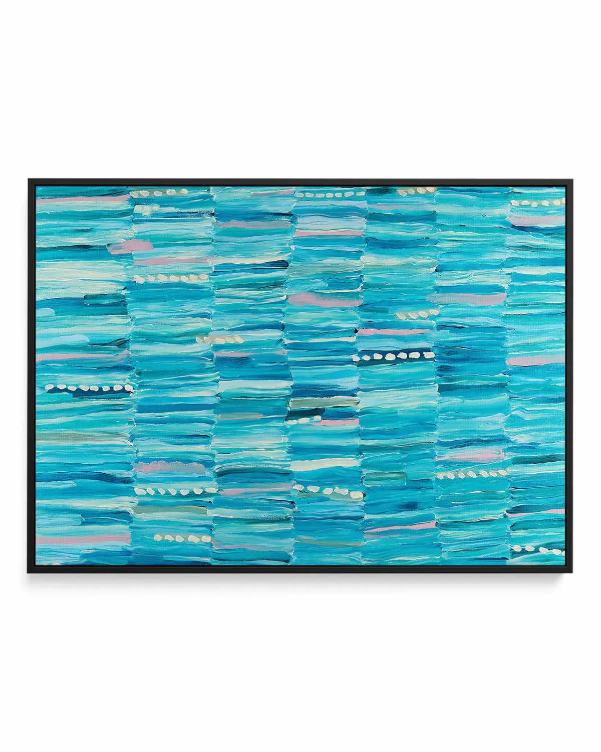 Yuuruu LS by Bri Chelman | Framed Canvas Art Print from Olive et Oriel where you can shop wallpaper and artworks online