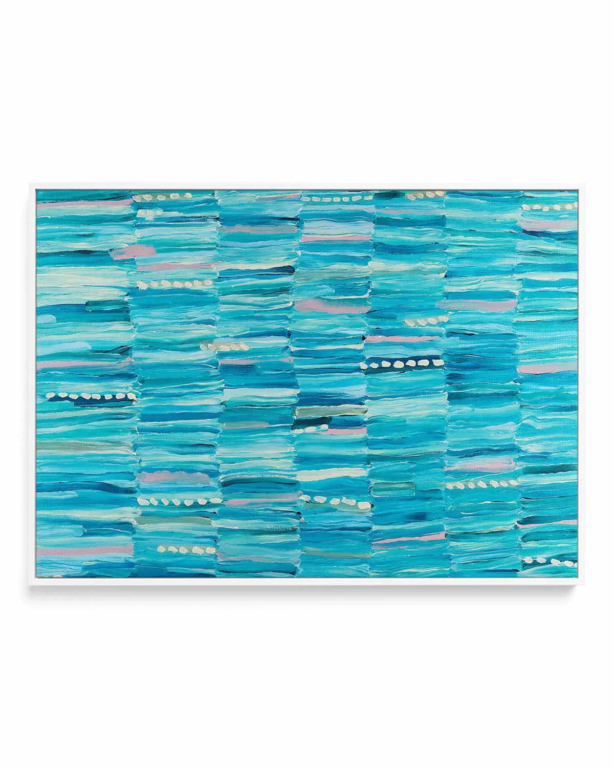 Yuuruu LS by Bri Chelman | Framed Canvas Art Print from Olive et Oriel where you can shop wallpaper and artworks online