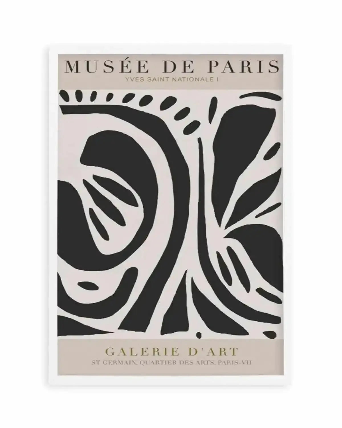 Yves Saint Nationale I Art Print from Olive et Oriel where you can shop wallpaper and artworks online