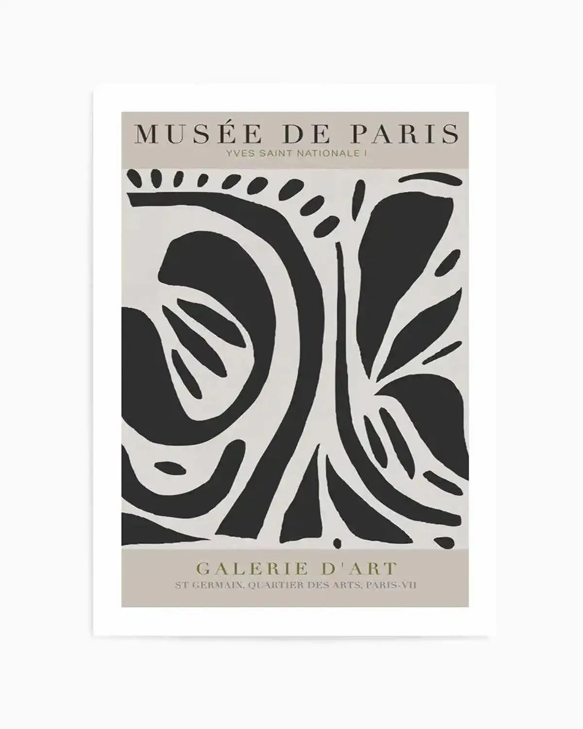 Yves Saint Nationale I Art Print from Olive et Oriel where you can shop wallpaper and artworks online