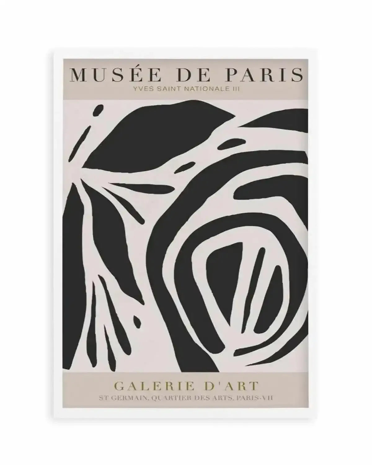 Yves Saint Nationale III Art Print from Olive et Oriel where you can shop wallpaper and artworks online