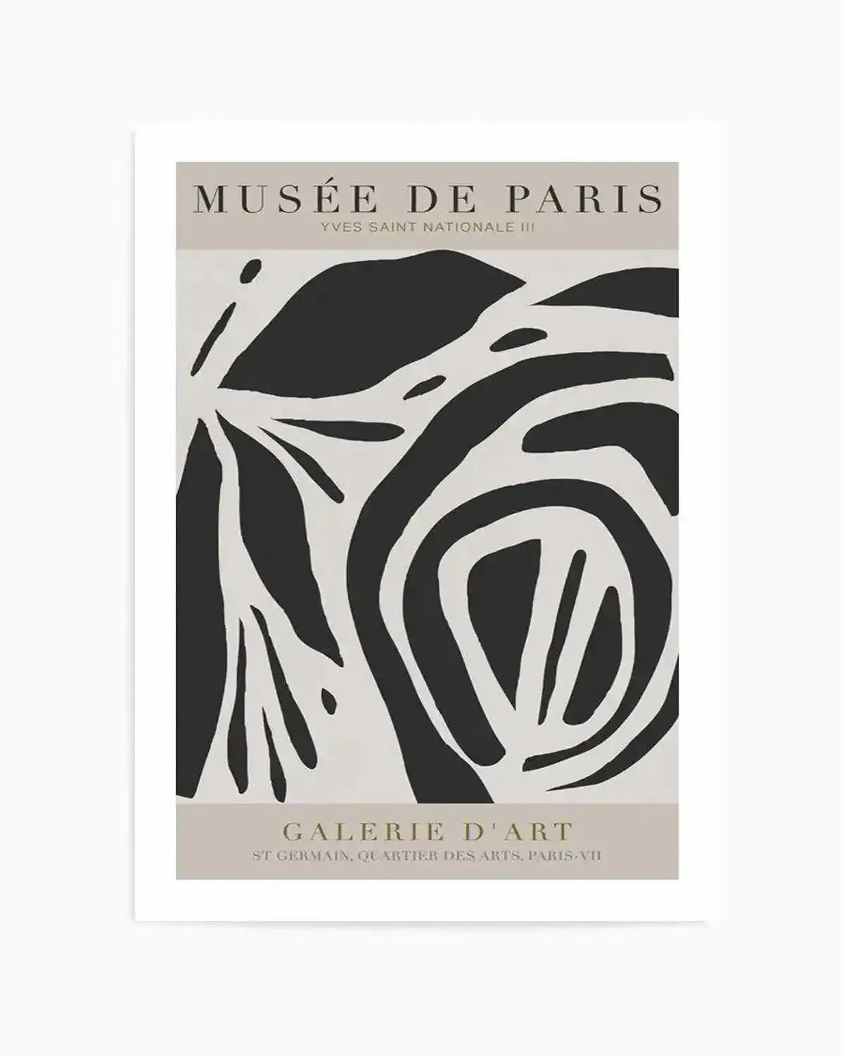 Yves Saint Nationale III Art Print from Olive et Oriel where you can shop wallpaper and artworks online