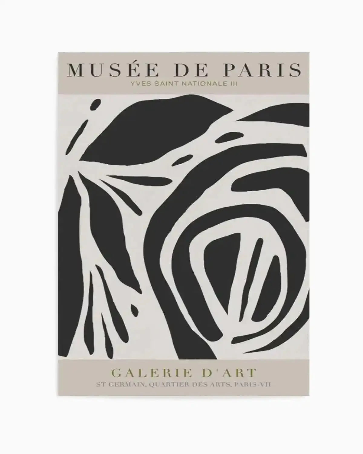 Yves Saint Nationale III Art Print from Olive et Oriel where you can shop wallpaper and artworks online