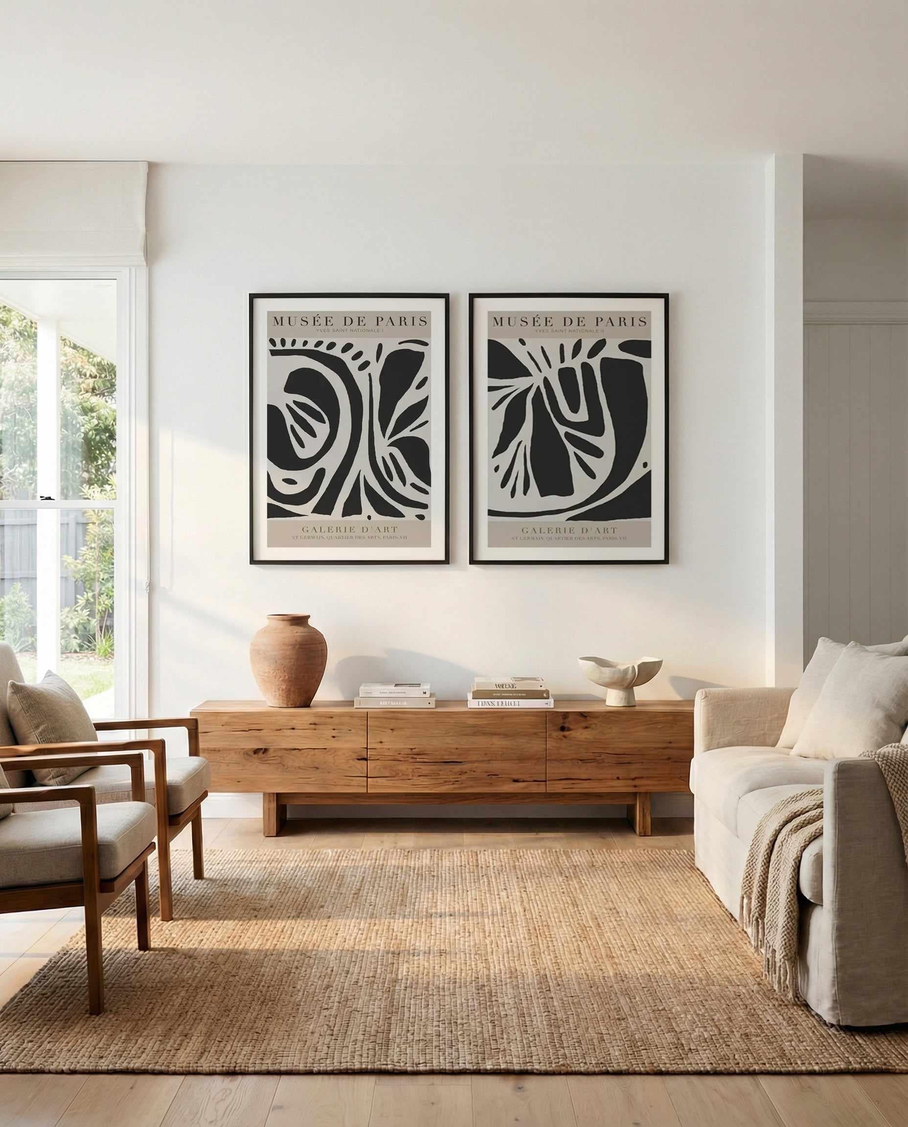 Yves Saint Nationale I & II Art Print Set of 2 | Matching Wall Art from Olive et Oriel where you can shop wallpaper and artworks online