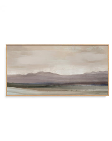 Soft Horizon by Mindy Zielfelder | Panoramic Canvas Art Print