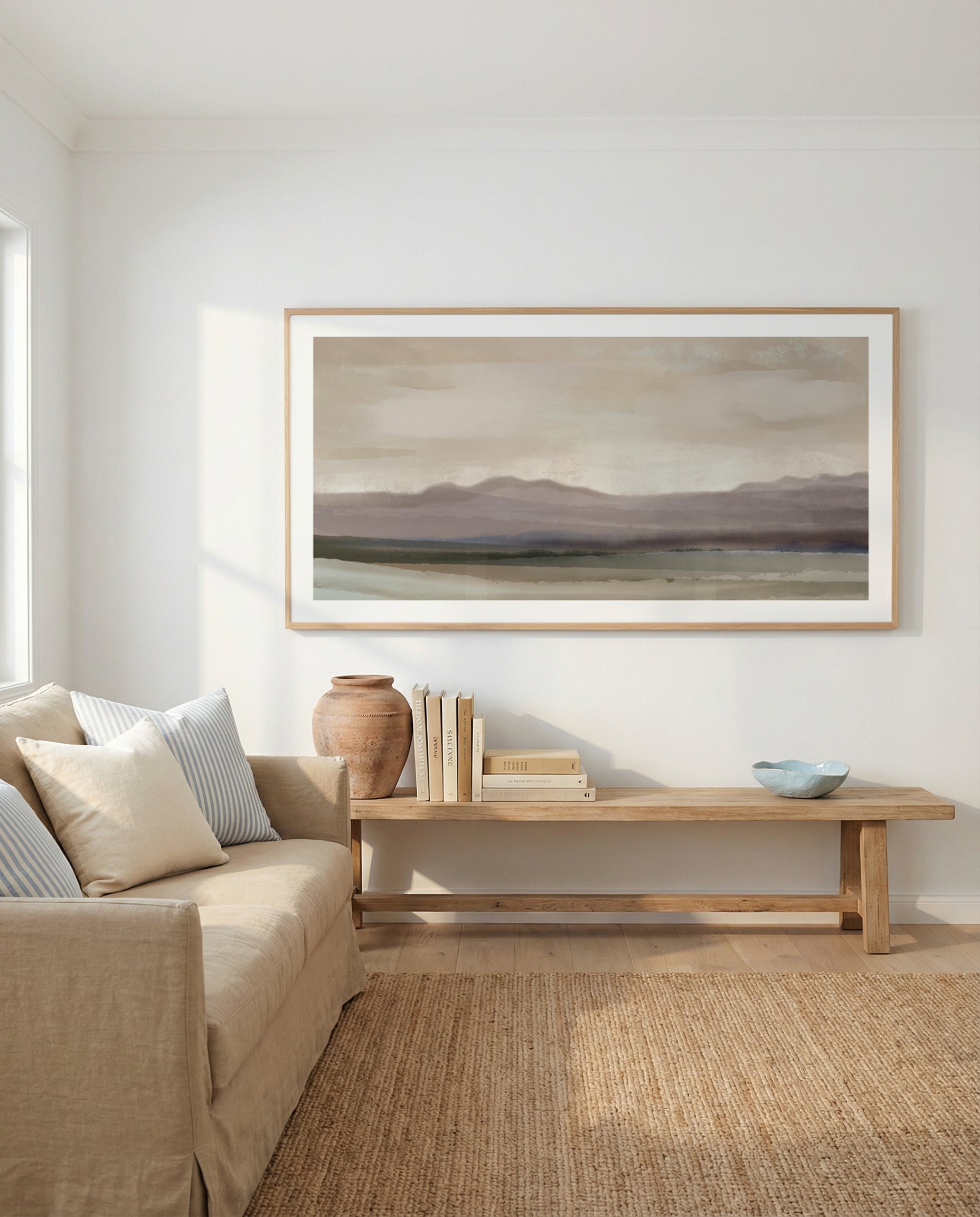 Soft Horizon by Mindy Zielfelder | Panoramic Art Print