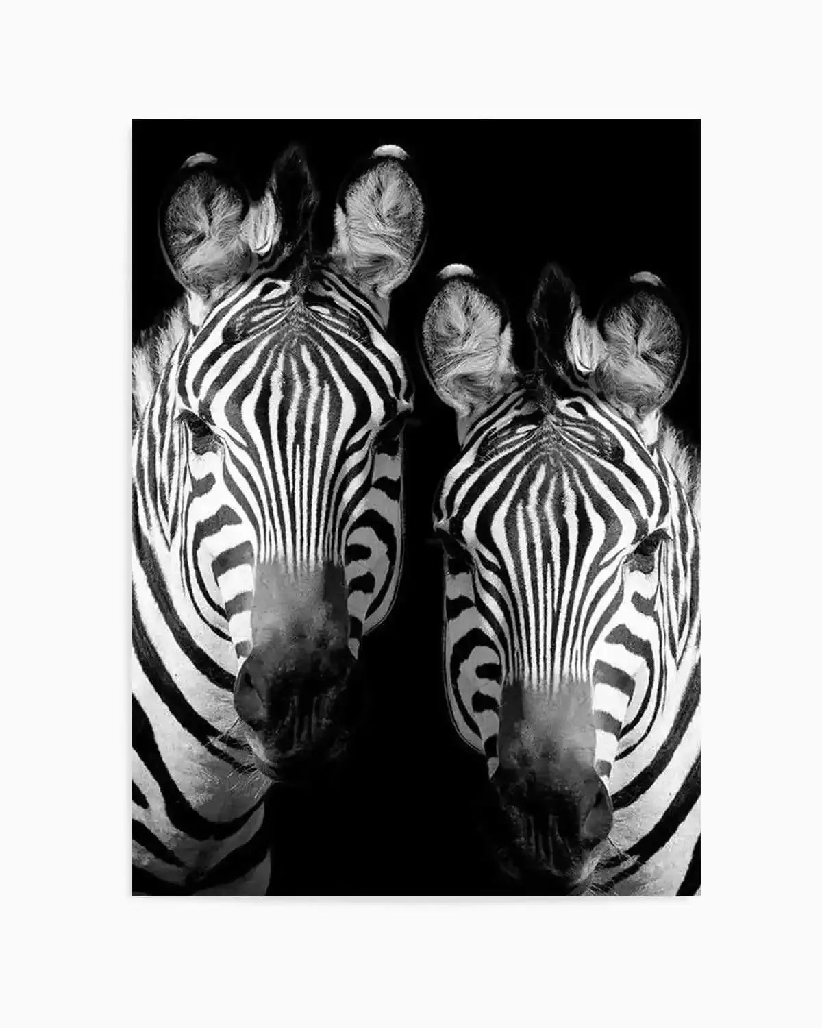 Zebra De Nuit | PT Art Print from Olive et Oriel where you can shop wallpaper and artworks online