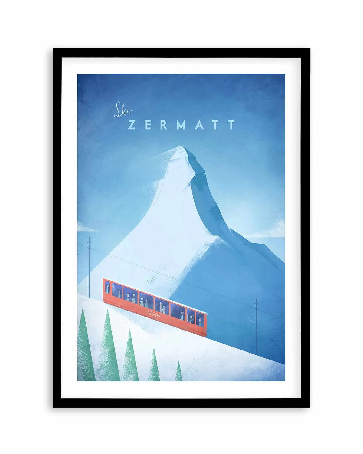 Zermatt by Henry Rivers Art Print from Olive et Oriel where you can shop wallpaper and artworks online