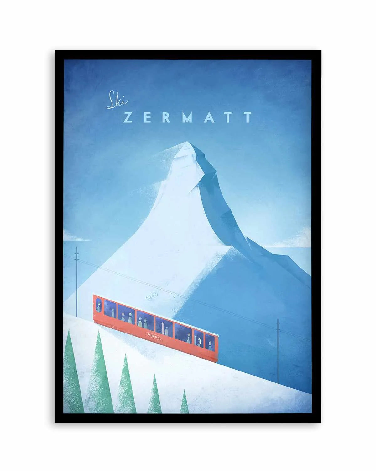 Zermatt by Henry Rivers Art Print from Olive et Oriel where you can shop wallpaper and artworks online