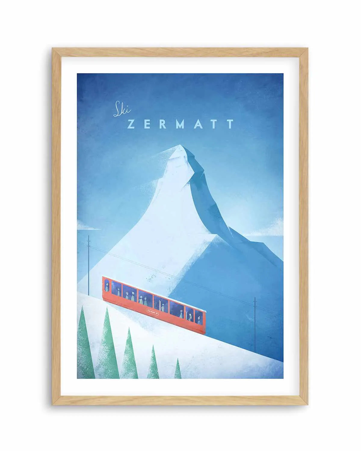 Zermatt by Henry Rivers Art Print from Olive et Oriel where you can shop wallpaper and artworks online