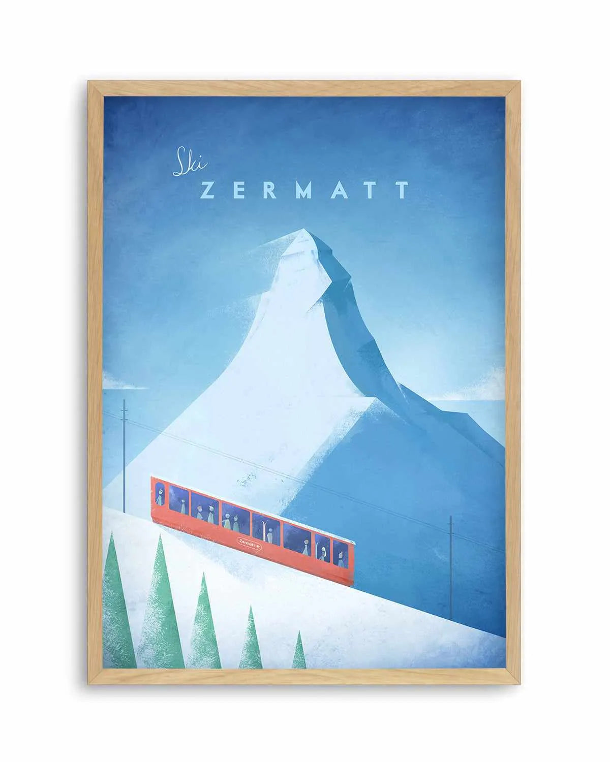 Zermatt by Henry Rivers Art Print from Olive et Oriel where you can shop wallpaper and artworks online