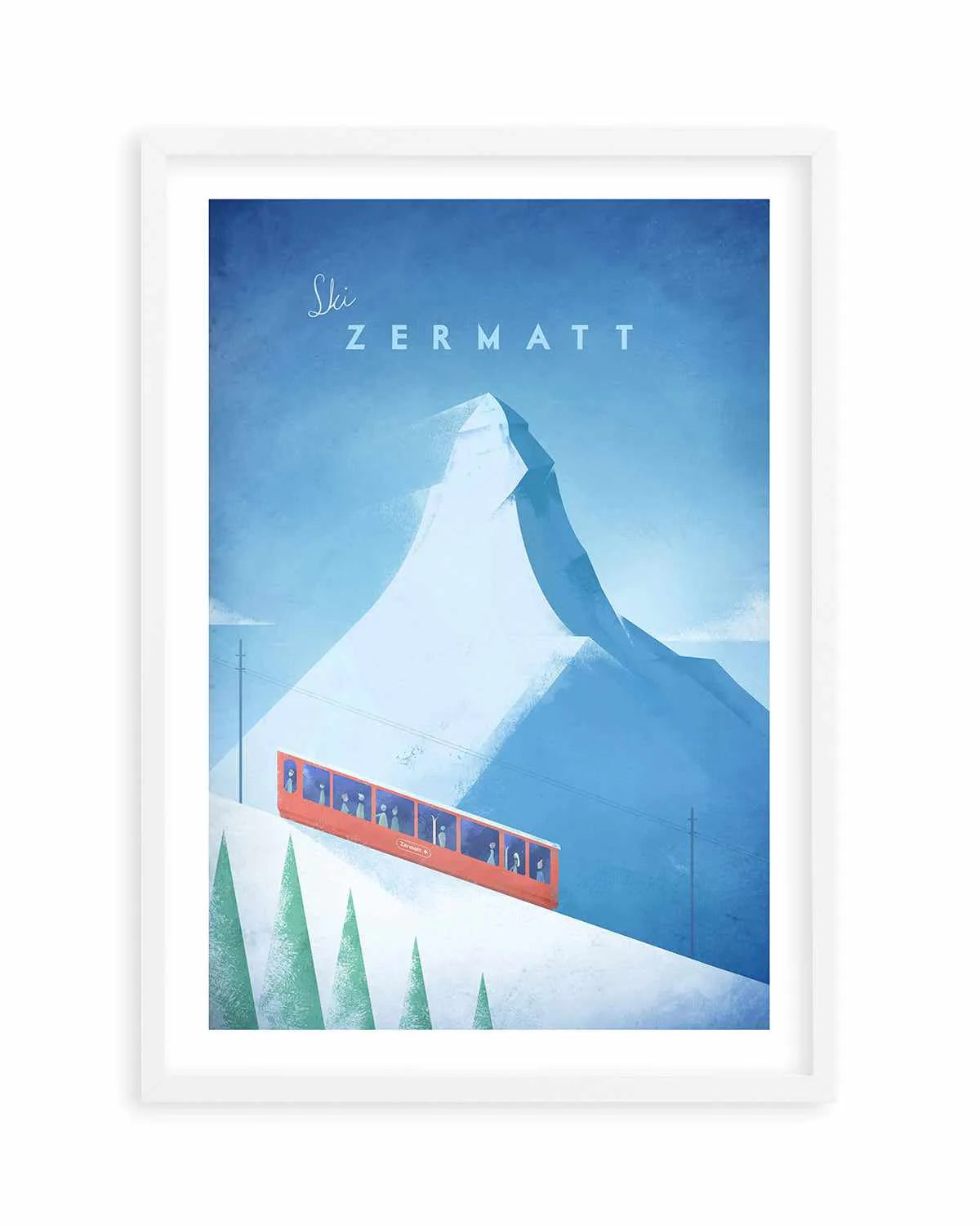 Zermatt by Henry Rivers Art Print from Olive et Oriel where you can shop wallpaper and artworks online