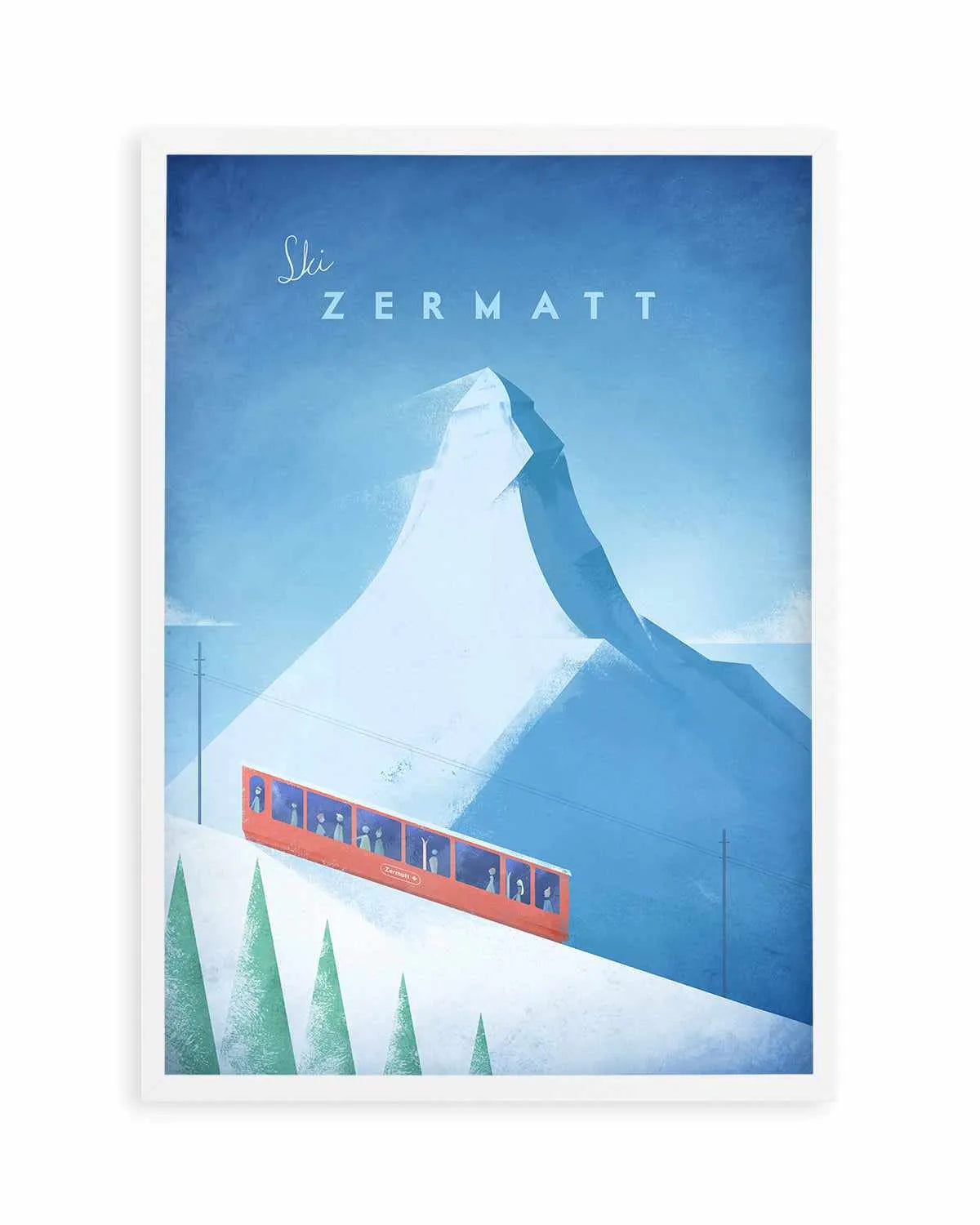 Zermatt by Henry Rivers Art Print from Olive et Oriel where you can shop wallpaper and artworks online