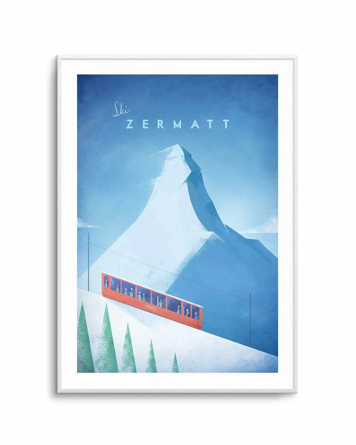 Zermatt by Henry Rivers Art Print from Olive et Oriel where you can shop wallpaper and artworks online
