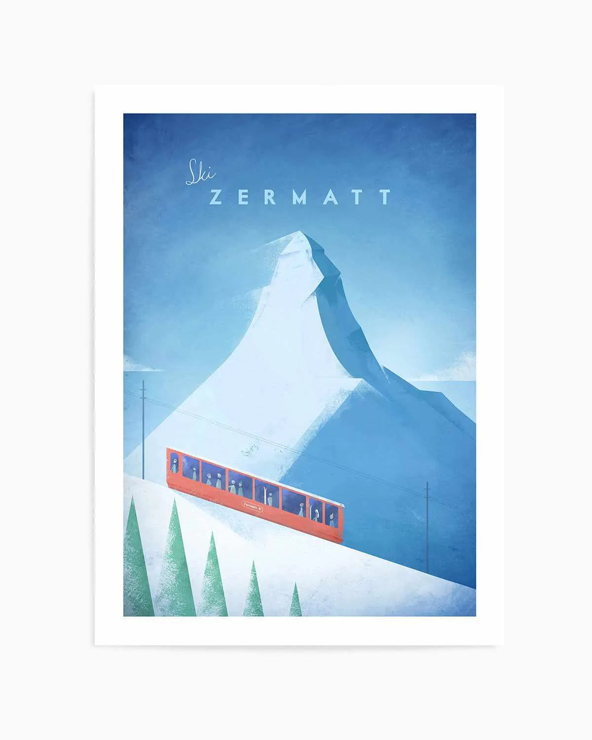 Zermatt by Henry Rivers Art Print from Olive et Oriel where you can shop wallpaper and artworks online