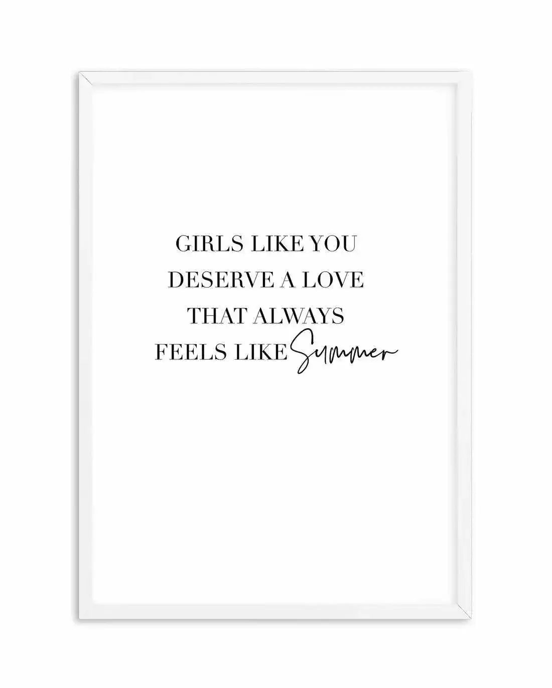 A Love Like Summer Art Print-PRINT-Olive et Oriel-Olive et Oriel-A4 | 8.3" x 11.7" | 21 x 29.7cm-White-With White Border-Buy-Australian-Art-Prints-Online-with-Olive-et-Oriel-Your-Artwork-Specialists-Austrailia-Decorate-With-Coastal-Photo-Wall-Art-Prints-From-Our-Beach-House-Artwork-Collection-Fine-Poster-and-Framed-Artwork