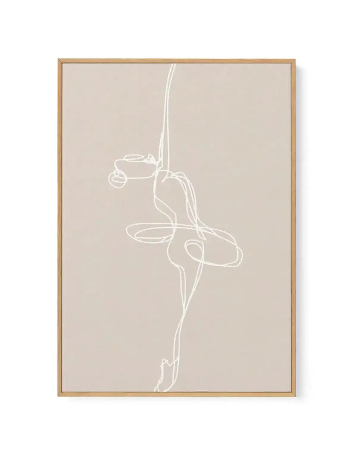 Abstract Ballerine | Framed Canvas-CANVAS-You can shop wall art online with Olive et Oriel for everything from abstract art to fun kids wall art. Our beautiful modern art prints and canvas art are available from large canvas prints to wall art paintings and our proudly Australian artwork collection offers only the highest quality framed large wall art and canvas art Australia - You can buy fashion photography prints or Hampton print posters and paintings on canvas from Olive et Oriel and have th