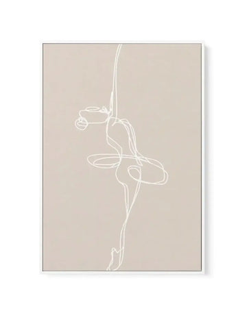 Abstract Ballerine | Framed Canvas-CANVAS-You can shop wall art online with Olive et Oriel for everything from abstract art to fun kids wall art. Our beautiful modern art prints and canvas art are available from large canvas prints to wall art paintings and our proudly Australian artwork collection offers only the highest quality framed large wall art and canvas art Australia - You can buy fashion photography prints or Hampton print posters and paintings on canvas from Olive et Oriel and have th