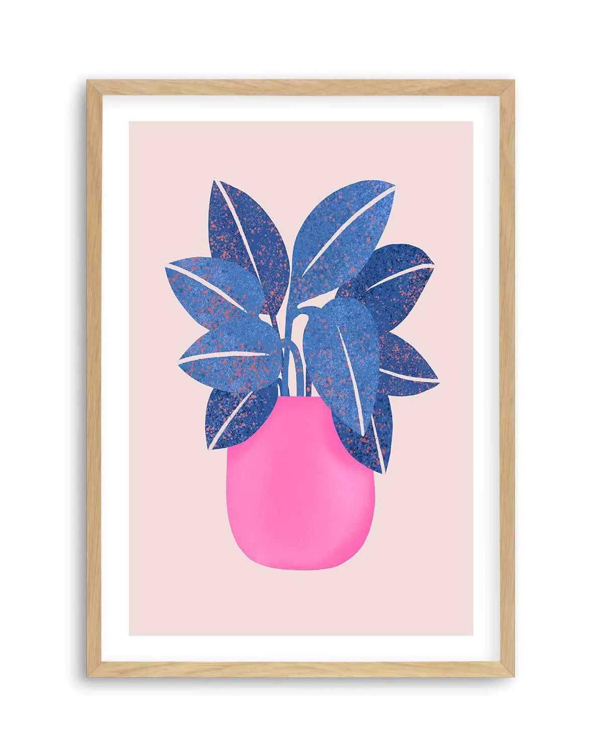 Abstract Blue Paint Art Print from Olive et Oriel where you can shop wallpaper and artworks online