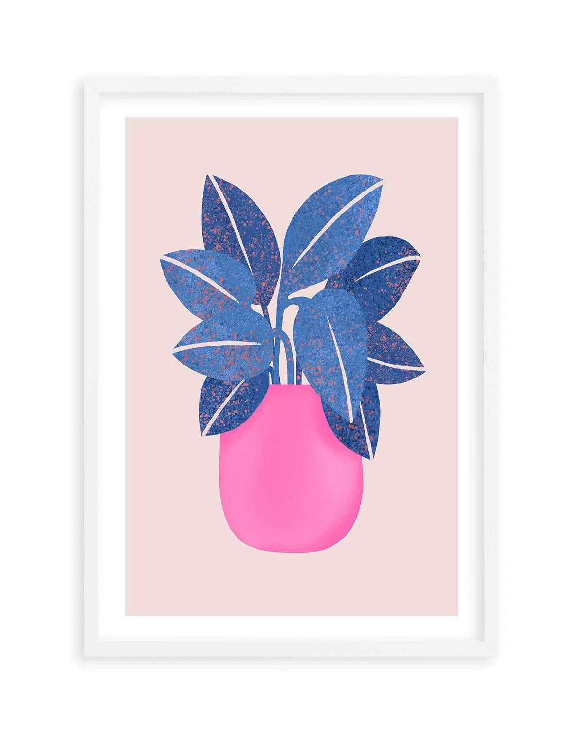 Abstract Blue Paint Art Print from Olive et Oriel where you can shop wallpaper and artworks online