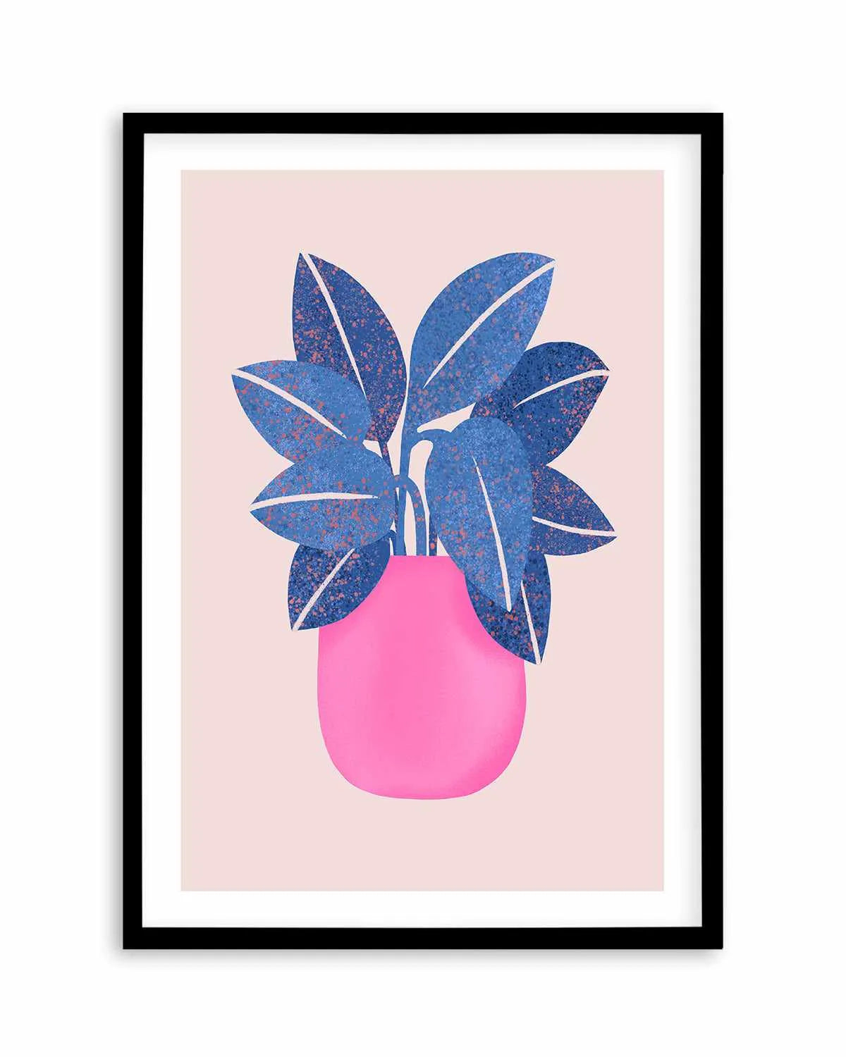 Abstract Blue Paint Art Print from Olive et Oriel where you can shop wallpaper and artworks online