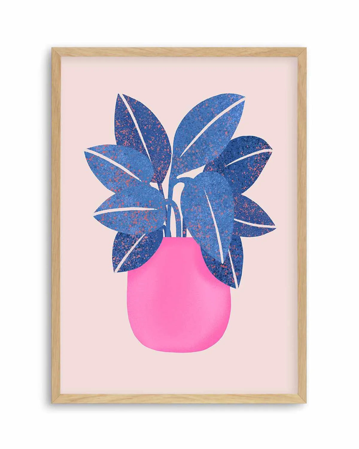 Abstract Blue Paint Art Print from Olive et Oriel where you can shop wallpaper and artworks online