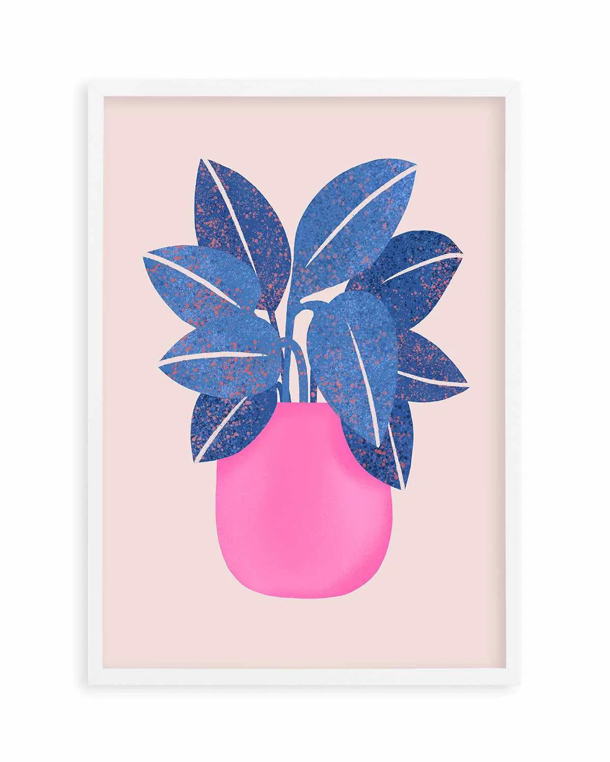Abstract Blue Paint Art Print from Olive et Oriel where you can shop wallpaper and artworks online
