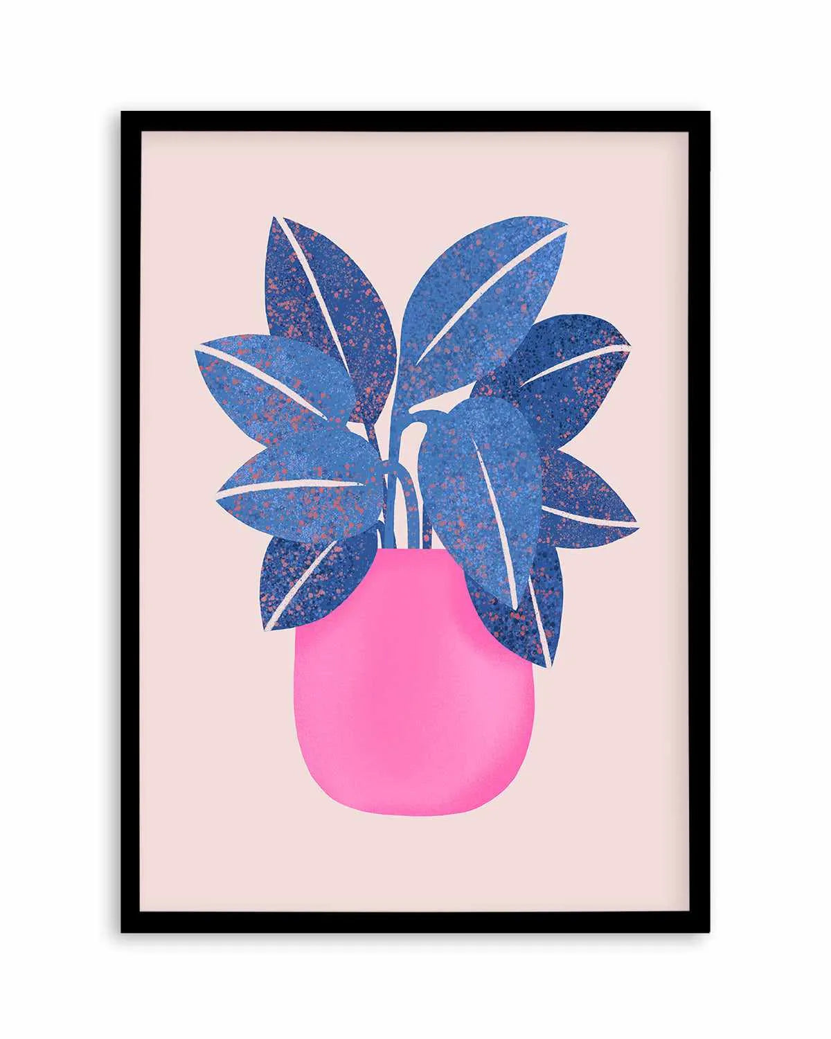 Abstract Blue Paint Art Print from Olive et Oriel where you can shop wallpaper and artworks online