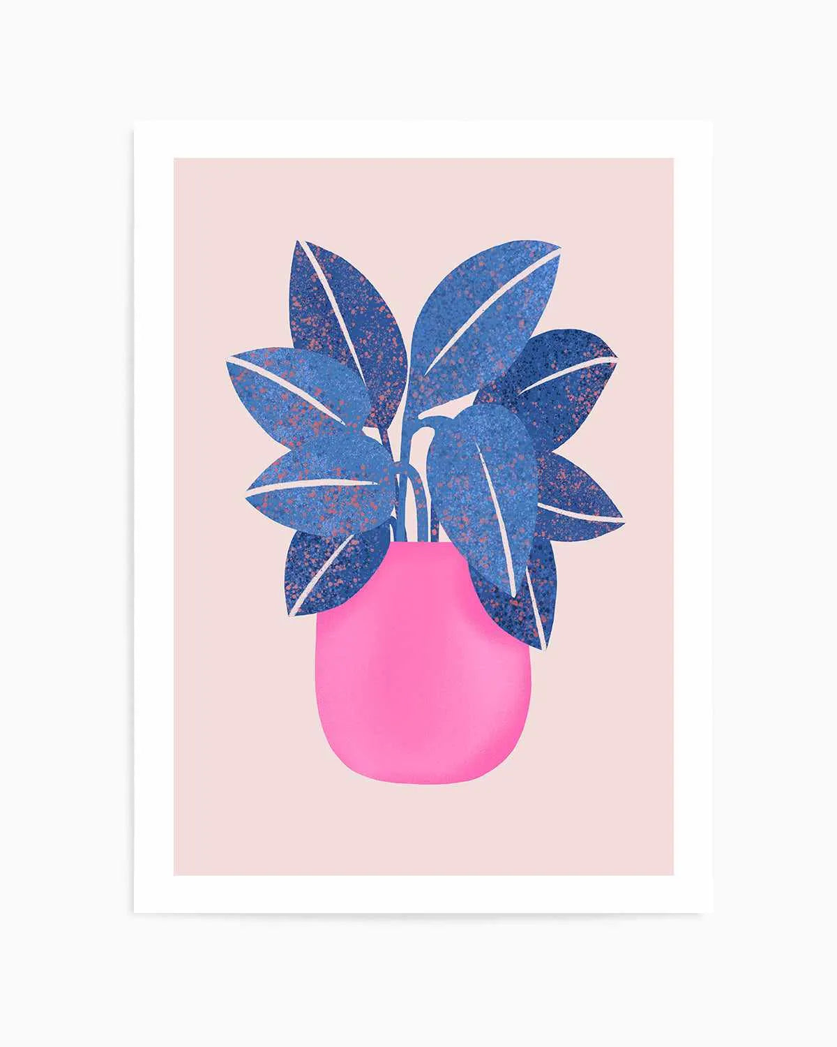 Abstract Blue Paint Art Print from Olive et Oriel where you can shop wallpaper and artworks online