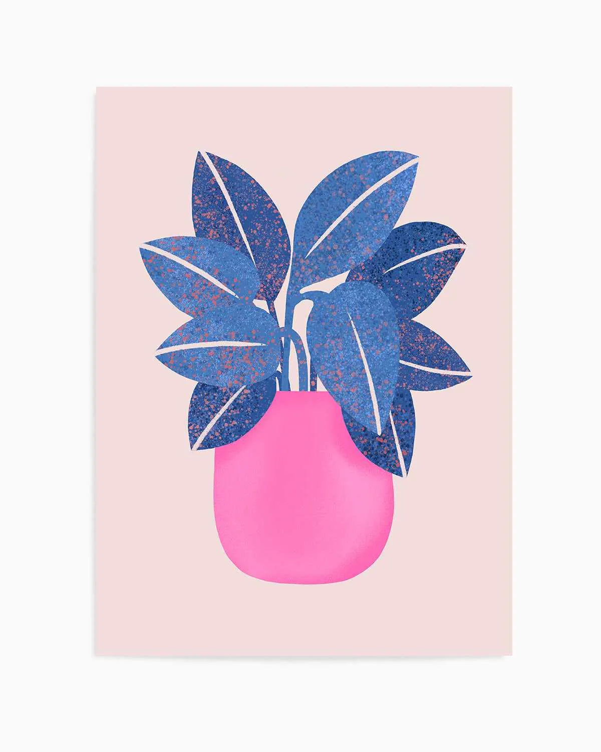 Abstract Blue Paint Art Print from Olive et Oriel where you can shop wallpaper and artworks online